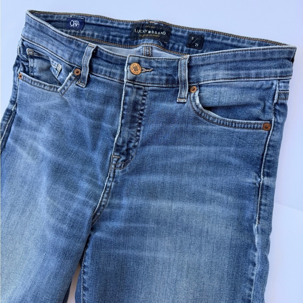 Woman’s Lucky Brand🍀 Denim Jeans Ava Super Skinny Size 8/29​​ - Picture 2 of 11